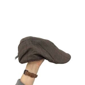 Tribe Headgear Classic Prince Of Whales Plaid Mens Gatsby Cap Newsboy Cabbie